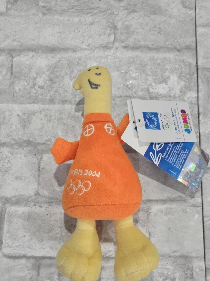 Athens 2004 Olympics Official Mascot Athena 8" Soft Plush Figure Olympic - Image 1 of 4