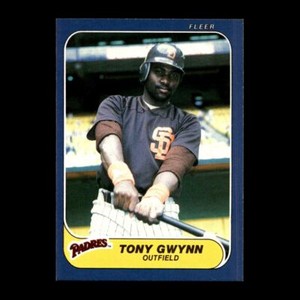 Tony Gwynn 1986 Fleer San Diego Padres #323 R315J 80
