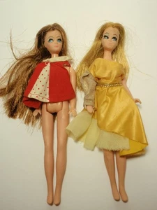 Lote 2 muñecas vintage Topper Dawn: H17 y 11A *tal cual, daños* - Imagen 1 de 18