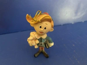 ENESCO 2000 HERMEY W/ELEPHSNT MISFIT PINK SPOTTED ELEPHANT ORNAMENT - Picture 1 of 5