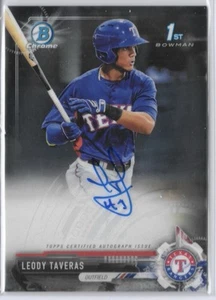 2017 Bowman Chrome 1° - Prospect Autografi Leody Taveras #CPA-LT - Foto 1 di 3