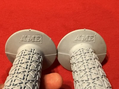 A’ME BUBBLE FONT BABY BLUE GRIPS OLD SCHOOL BMX GT HUTCH JMC SUGINO PK AME - Image 1 of 4