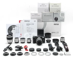 7 Lens【MINT】Pentax Q10 Black (S/C:672) 01 02 03 04 05 06 07 Digital Camera Japan - Picture 1 of 17