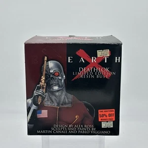 Deathlok Earth X Resin Bust Alex Ross NOS Ltd Ed BRONZE #481/1200 Certificate - Picture 1 of 10