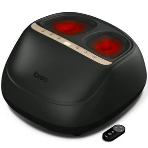 Shiatsu Foot Massager Machine with Heat Deep Kneading Air Compression Vibrating - Picture 1 of 5