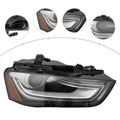 Xenon Right Passenger Side Headlight For 2013-2016 Audi A4 S4 Projector Headlamp Foto 1 de 4