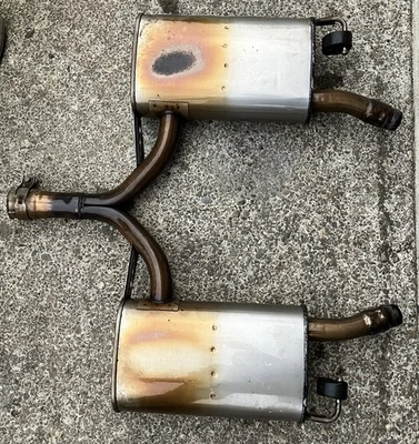 Silenciador de escape central trasero Lexus LS400 1995-2000 DOBLE TUBO FABRICANTE ORIGINAL 55014 Foto 1 de 4