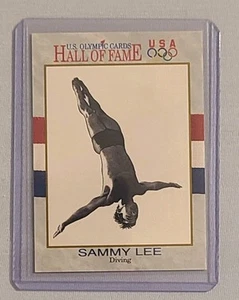 Vintage 1991 Impel USA Olympics Hall of Fame Sammy Lee Trading Card 49 - Picture 1 of 2