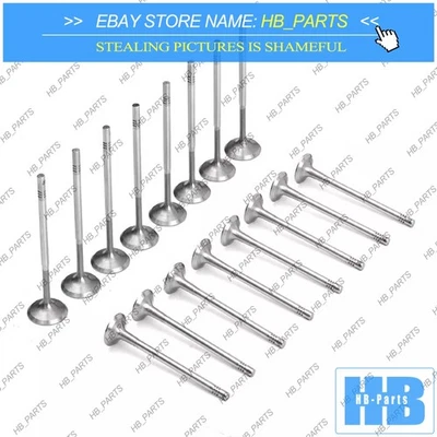 Válvulas de admissão e escape do motor para Mercedes-Benz C117 X156 M270 W205 M274 2.0T - Imagem 1 de 4
