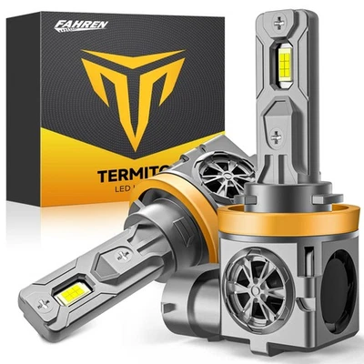Termitor H11/H9 LED Light Bulbs, 40,000LM Insane Brightness, 6500K Cool White, - Image 1 of 4
