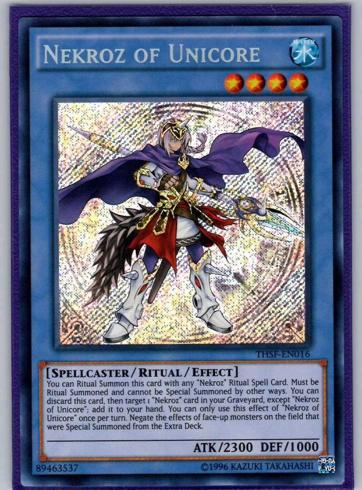 Nekroz of Unicore Secret Rare Unlimited THSF-EN016 LP - Image 1 of 1