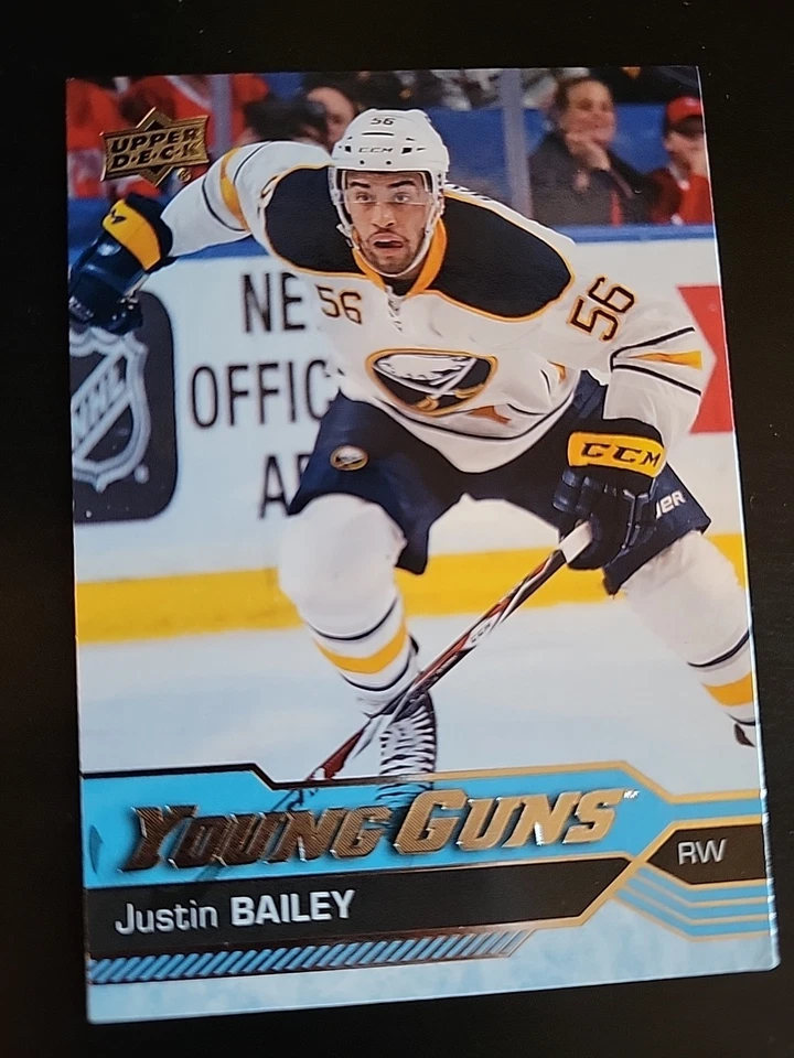 2016-17 Upper Deck Series 1 Young Guns Justin Bailey 246 Sabres - Image 1 of 1