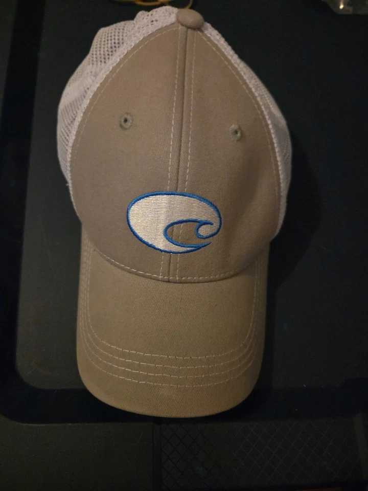 Costa Del Mar Adjustable Velco Cap Black, One Size, Embroidered White C Logo - Image 1 of 3