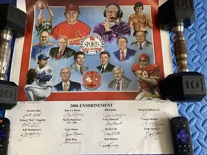 Dayne Dudley Litho 2006 Enshrinement MO Sports Hall of Fame Autographed #20/350 - Picture 1 of 3