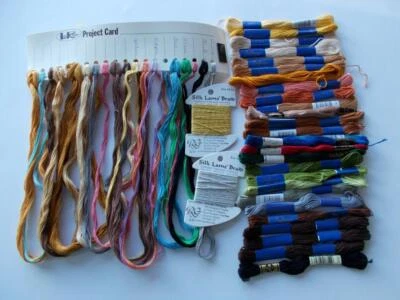 Lot 29+ Skeins Craftways Clarks DMC Embroidery Thread Floss Crewel Cross Stitch - Image 1 of 3