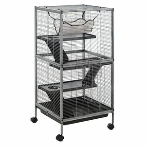 Rabbit Chinchilla Hamster Cage Small Animal Pet Indoor House w/ Removable Tray - Picture 1 of 10