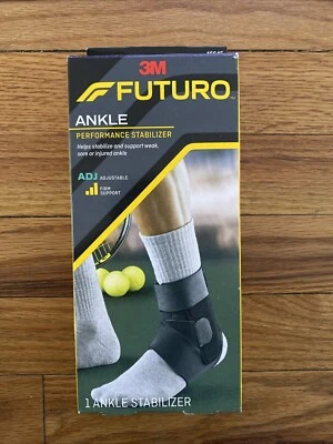 NEW 3M FUTURO Ankle Brace Performance Stabilizer Firm Support Adjust 46645 Black - Image 1 of 4