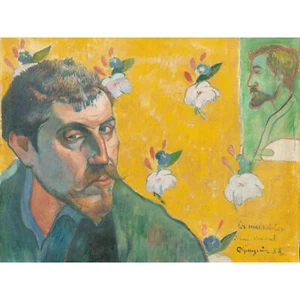 Paul Gauguin Self Portrait Les Miserables Extra Large Art Poster - Picture 1 of 5