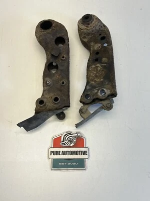 2003-2008 Nissan 350Z Rear Lower Subframe Stay Set Pair RUSTY OEM 112 - Image 1 of 4