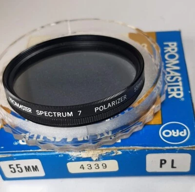 Pro 55mm PL Polarizer Polarizing Polar Japan Polariser Lens Filter OEM Japan - Image 1 of 4