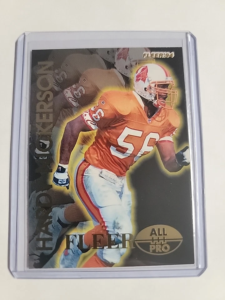 1994 Fleer #8 Hardy Nickerson Fleer All-Pros Tampa Bay Buccaneers Mint Card  - Image 1 of 2