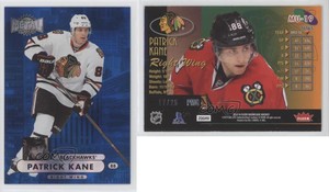 2013-14 Fleer Showcase Metal Universe PMG Blue /25 Patrick Kane #MU-19
