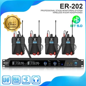Sistema de monitor interno inalámbrico Stage Audio UHF con transmisor múltiple para escenario - Imagen 1 de 28