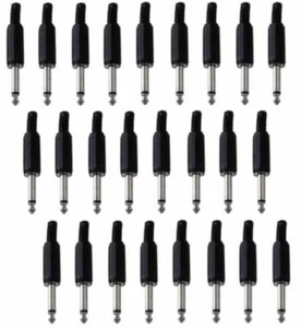 25x Klinken Stecker Klinkenstecker 6,3 mono - lötbar - Picture 1 of 1