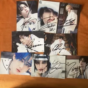 STRAY KIDS 合 HOP WALKING ON WATER AUTOGRAPHED SIGNED PHOTO 4*6 K-POP 2024Z - Picture 1 of 17