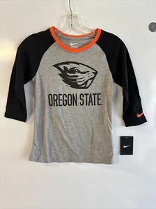 Kids X-large Oregon State Beavers Raglan Tshirt Nike Brand - Picture 1 of 1