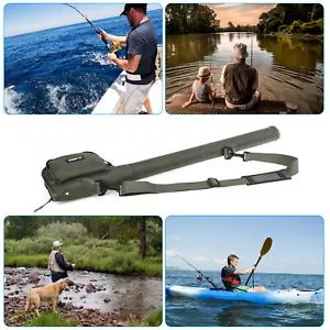 LEO FISHING Borsa Canna da Pesca in Tela Portatile Mulinello Pesca Mosca M3I7 - Foto 1 di 8