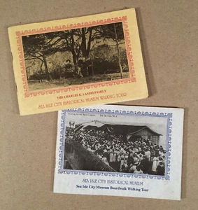 Sea Isle City NJ: Zwei ca. 1990er historische Soc. WANDERTOURENHEFTE NR.1 & NR.3 - Bild 1 von 18
