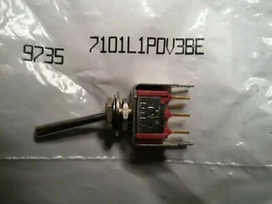 C&K   7101L1PDV3BE Mini toggle switch on-on  - Picture 1 of 1