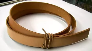 Belt Blank 9 oz Cowhide 1" Leather Veg Tanned Various Lengths 48" Plus - Picture 1 of 2