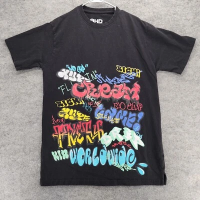 AHP Another Hype Piece Shirt Mens 2XL Short Sleeve Black - Image 1 of 4