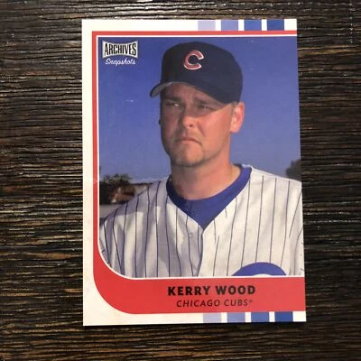 2021 Topps Archives Snapshots Kerry Wood Card #47  Chicago Cubs - Image 1 of 2