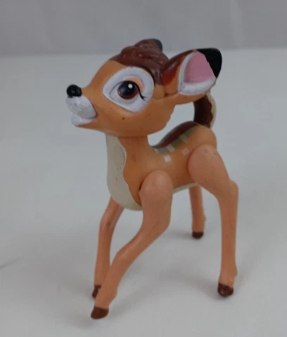Disney Bambi Butterfly Tail Poseable PVC Figure Toy 3.5" Figurine Cover