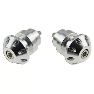 6mm Slider CNC Silver For Yamaha YZF R6 R1 Shooter Swingarm Stand Spools Lift - Foto 1 di 2