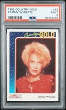 1992 Country Gold Card #63 TAMMY WYNETTE Wife of George Jones PSA 9 MINT