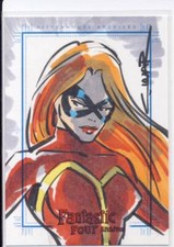 2008 Marvel Fantastic Four Archives Sketch Card Cinar