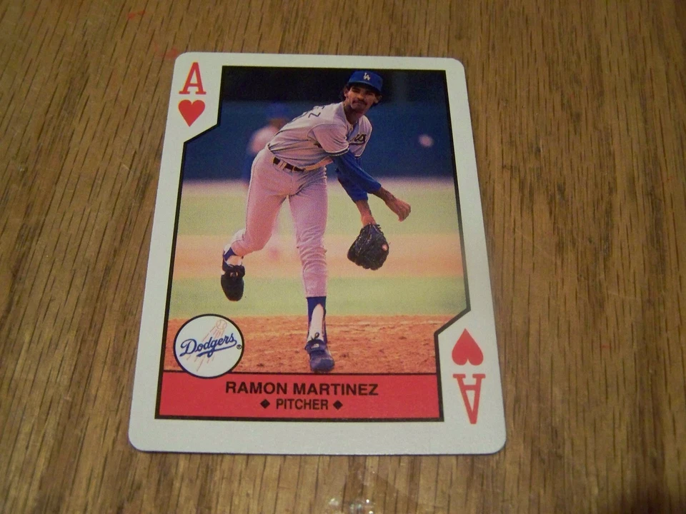 RAMON MARTINEZ  1990 BASEBALL MAJOR LEAGUE ALL STARS BASEBALL CARD PLAYING CARD - Image 1 of 1