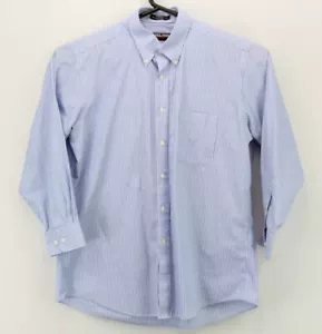 Kirkland Signature Shirt Size 16.5 32/33 Mens Button Down LS Multicolor Striped - Picture 1 of 5