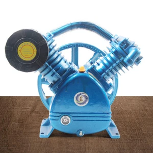 175PSI 5.5HP Twin Cylinder Air Compressor Pump Head V Type Double Stage New - Picture 1 of 16