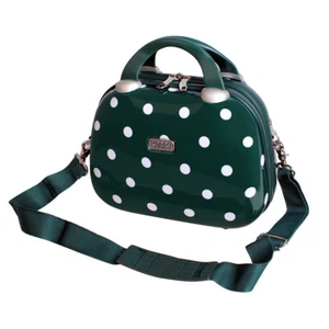 Hartschale Beauty Case Schmink Handgepäck Kosmetikkoffer Dunkelgrün10 Liter 818 - Bild 1 von 6