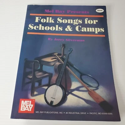 Mel Bay Folk Songs For Schools & Camps By Jerry Silverman Songbook Sheet Music  - Image 1 of 4