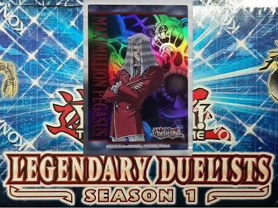 Maximillion Pegasus - Token Spielstein Holo - Legendary Duelists: Season 1 - NM - Bild 1 von 3