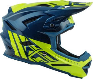 Fly Racing Yellow Full Faces Helmets 