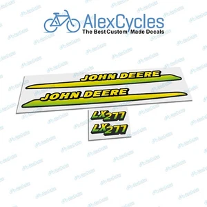 John Deere LX277 Stripes Lower Hood Laminated Decals Stickers Set M126051 Set - Picture 1 of 3