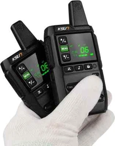 Long Range Walkie Talkies wasserdicht FRS wiederaufladbare Zwei-Wege-Radios 2er-Pack - Bild 1 von 3