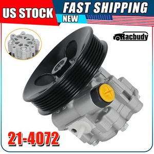 Power Steering Pump with Pulley for 10-17 Chevy Equinox GMC Terrain V6 3.0L 3.6L - Picture 1 of 12